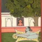 Un yogui practicando Mahāmudra
